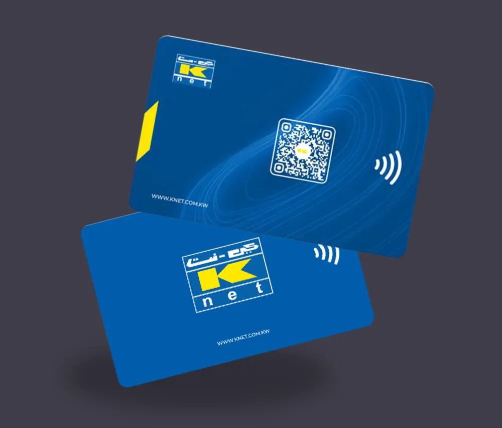 K-NET branded NFC business cards