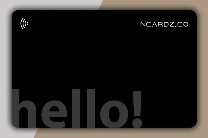 N Card Design One